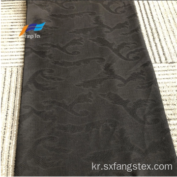 방글라데시 100 % 폴리 에스터 Nida Jacquard Black Fabric